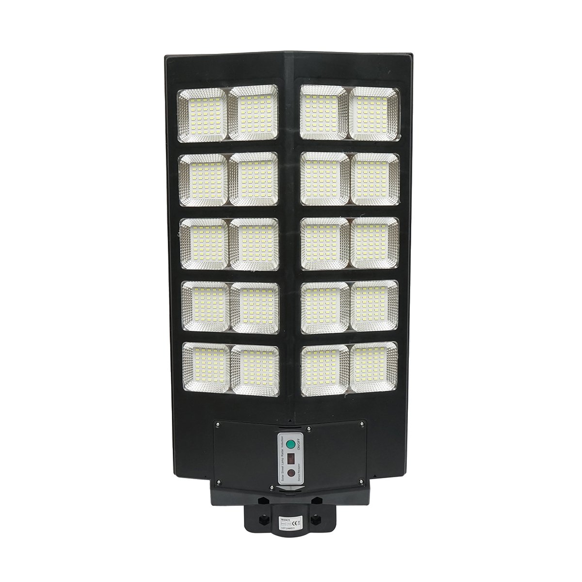 Lampa solara LED 400W iluminat stradal 6500K cu panou solar, telecomanda, senzor miscare Breckner Germany